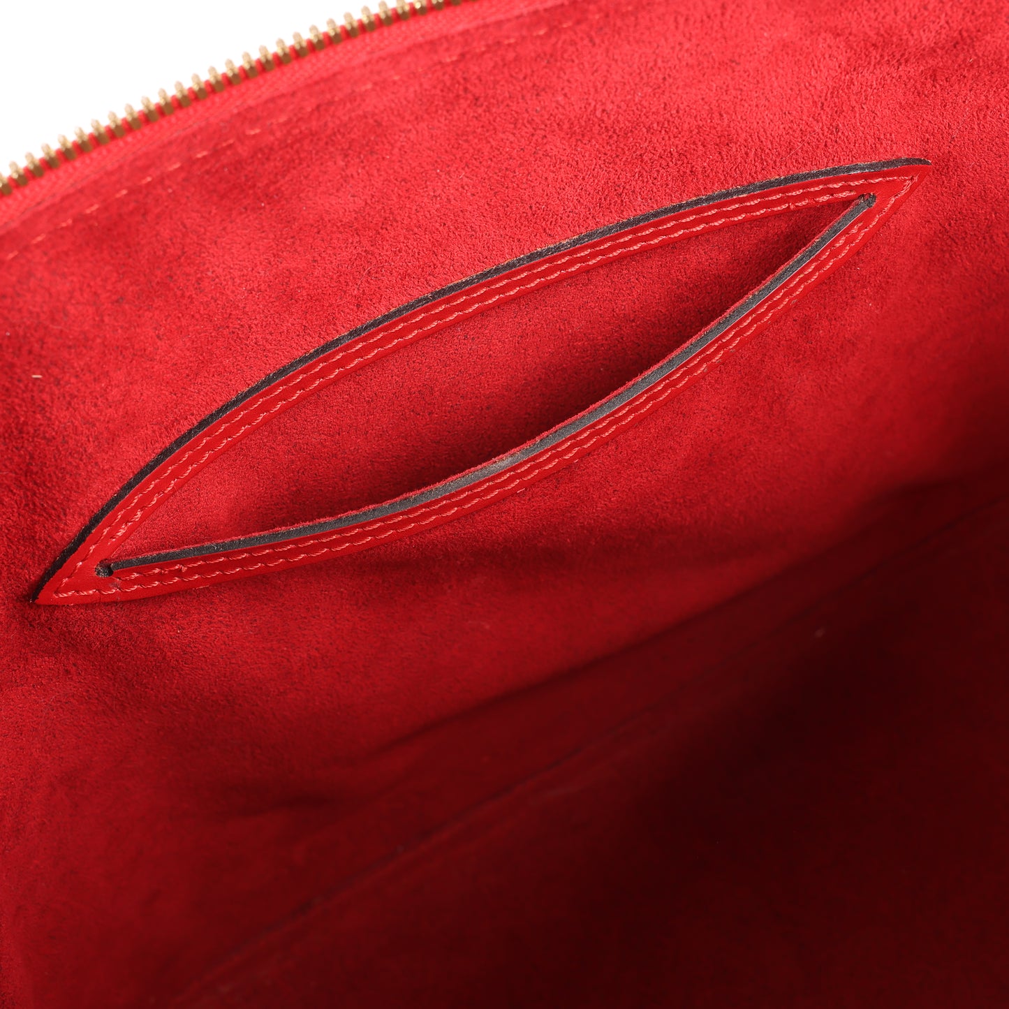 Louis Vuitton Epi Leather Alma PM Handbag in Red
