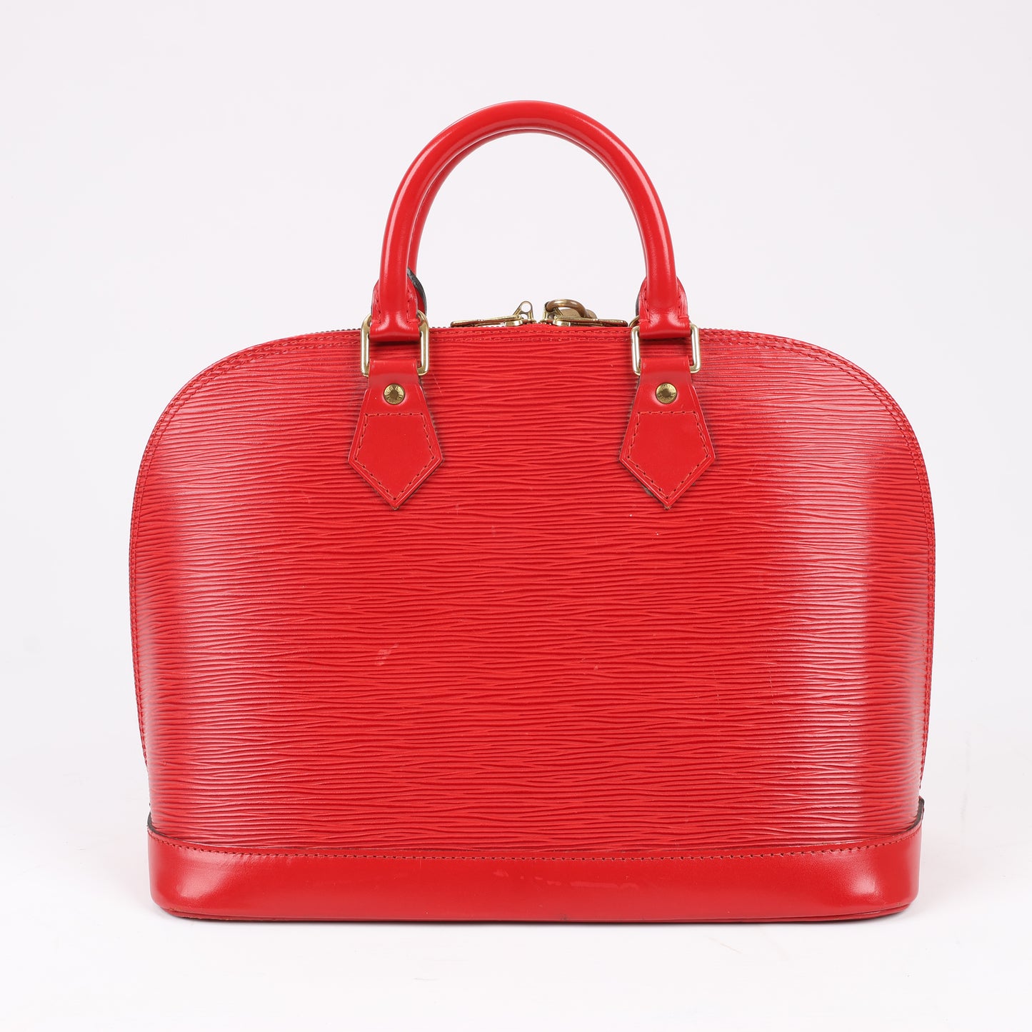Louis Vuitton Epi Leather Alma PM Handbag in Red