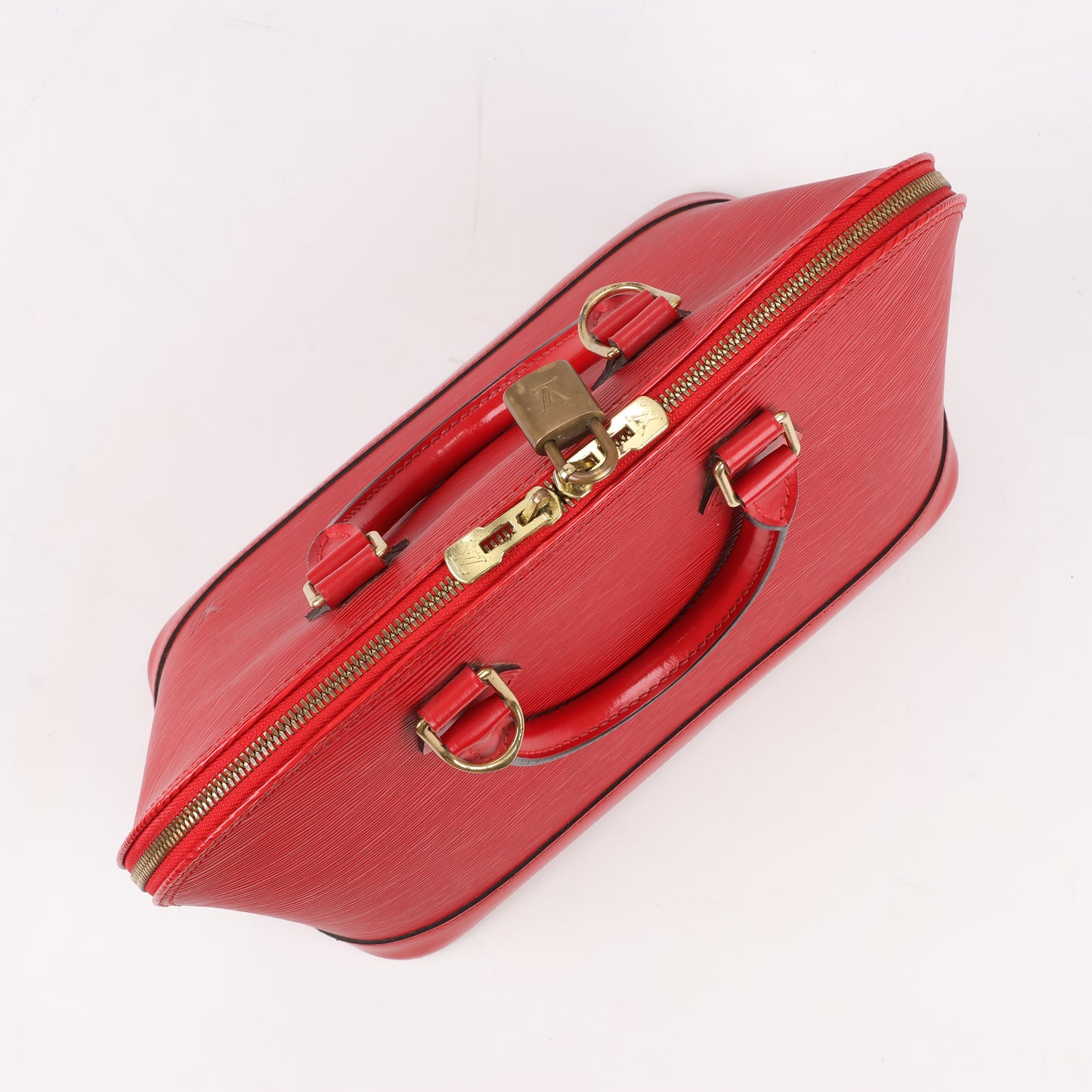 Louis Vuitton Epi Leather Alma PM Handbag in Red