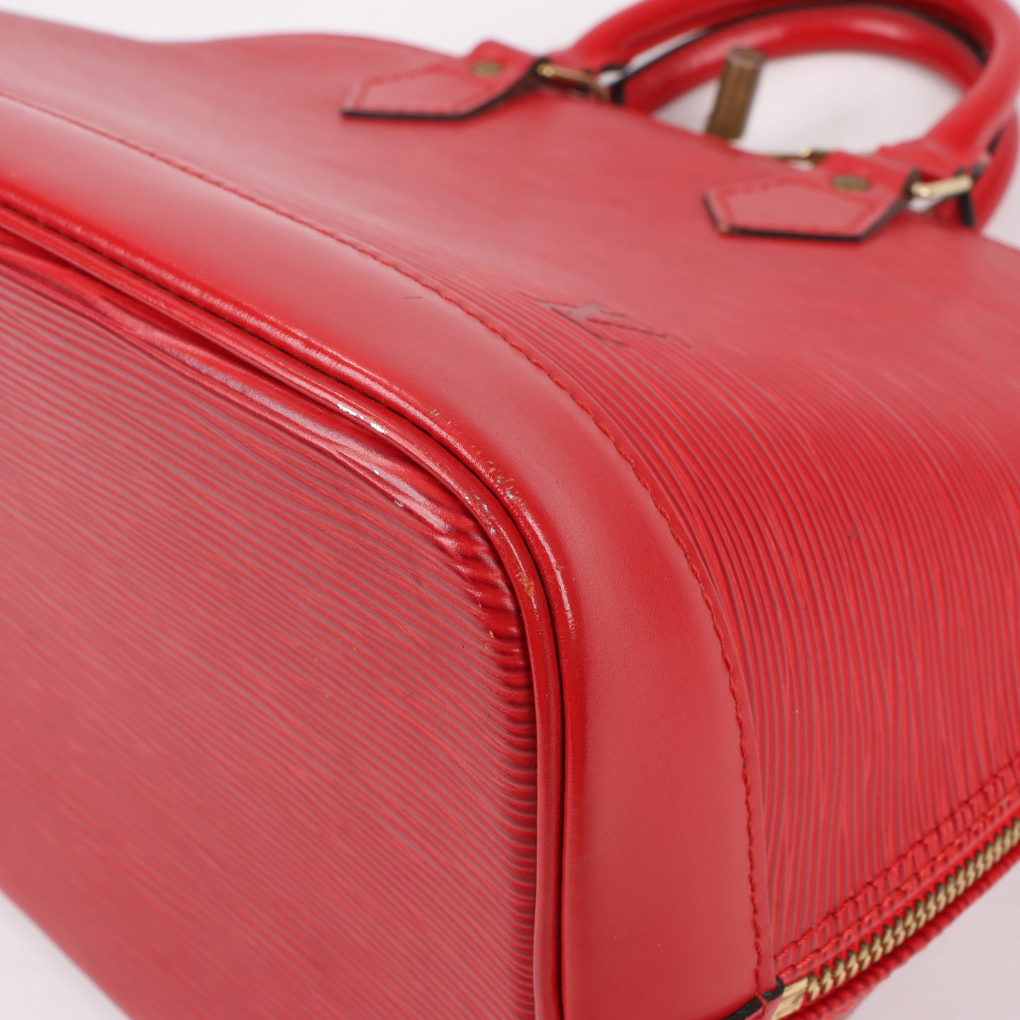 Louis Vuitton Epi Leather Alma PM Handbag in Red