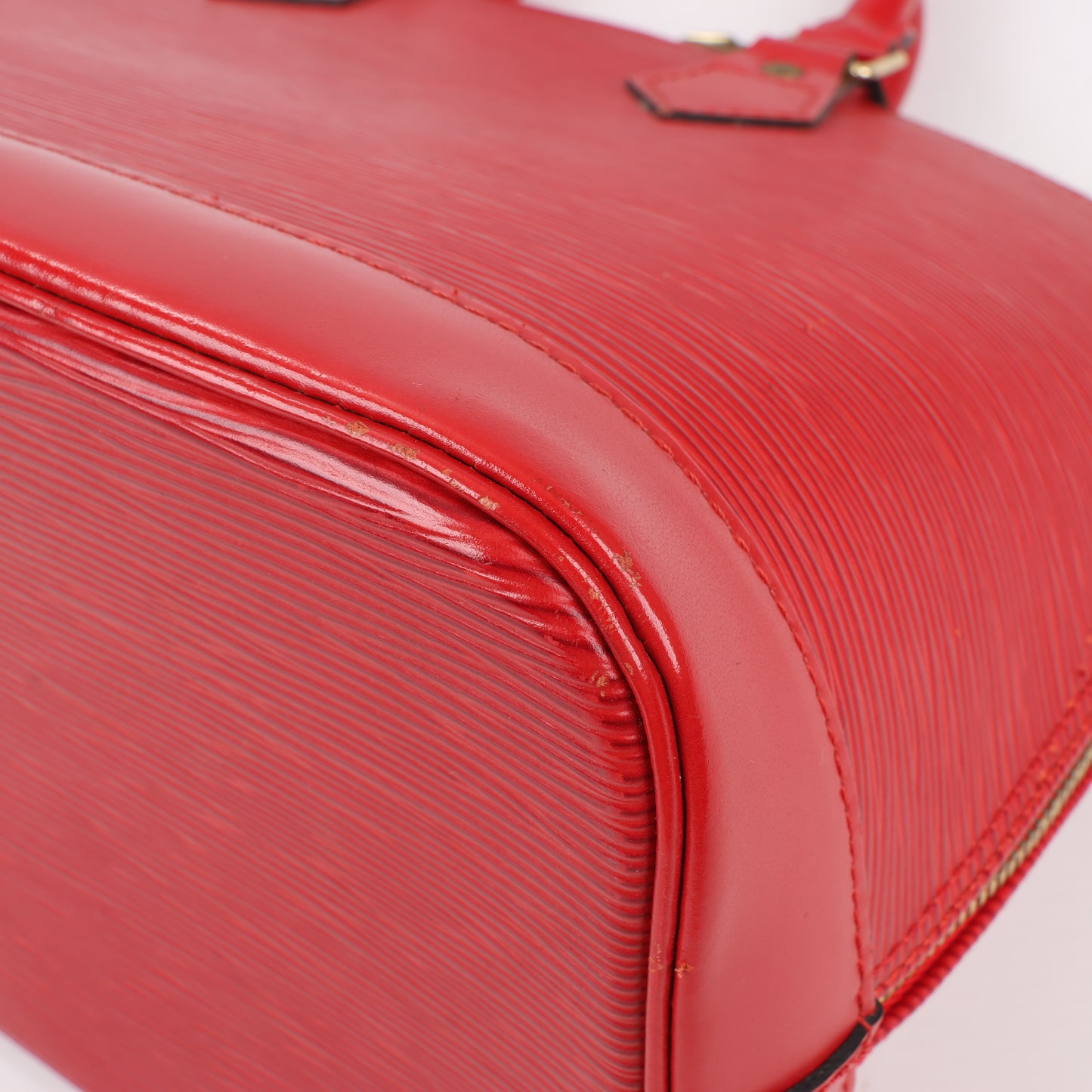 Louis Vuitton Epi Leather Alma PM Handbag in Red