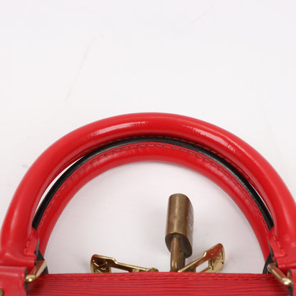 Louis Vuitton Epi Leather Alma PM Handbag in Red