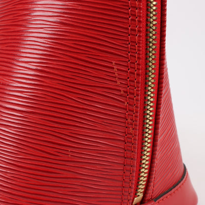 Louis Vuitton Epi Leather Alma PM Handbag in Red