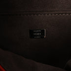 FENDI Double Micro Baguette Leather Chain Shoulder Bag in Red 8M0371