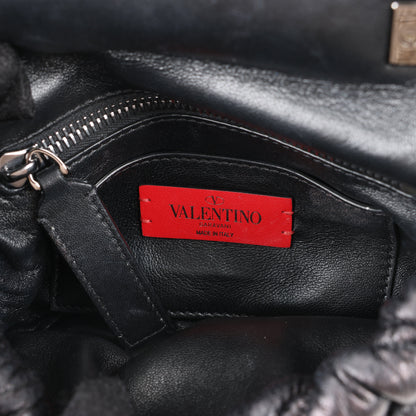 Petit sac à bandoulière Spikeme en cuir nappa Valentino Garavani noir
