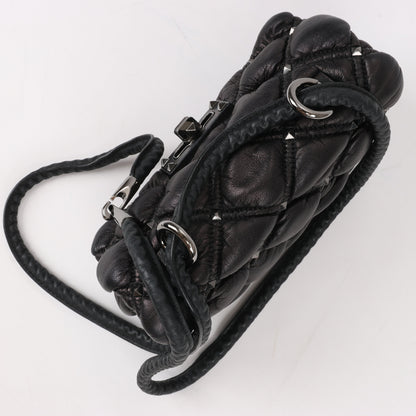 Petit sac à bandoulière Spikeme en cuir nappa Valentino Garavani noir