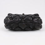 Valentino Garavani Nappa Small Spikeme Shoulder Bag in Black
