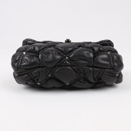 Petit sac à bandoulière Spikeme en cuir nappa Valentino Garavani noir
