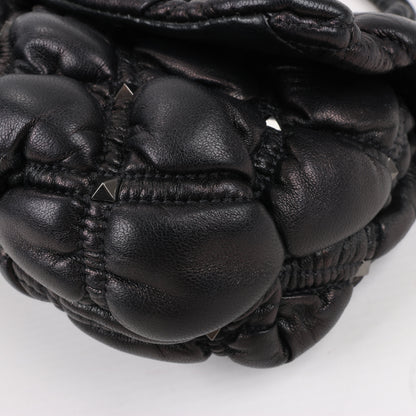 Petit sac à bandoulière Spikeme en cuir nappa Valentino Garavani noir