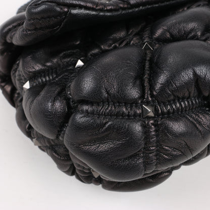Petit sac à bandoulière Spikeme en cuir nappa Valentino Garavani noir