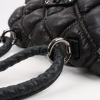 Valentino Garavani Nappa Small Spikeme Shoulder Bag in Black