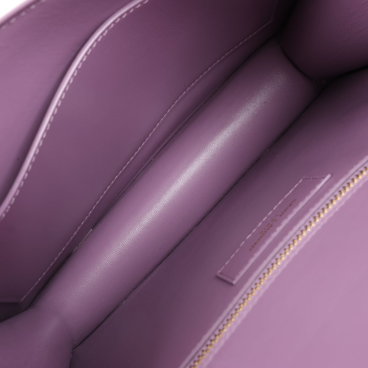 Saint Laurent Paris Carre Leather Shoulder bag in Purple