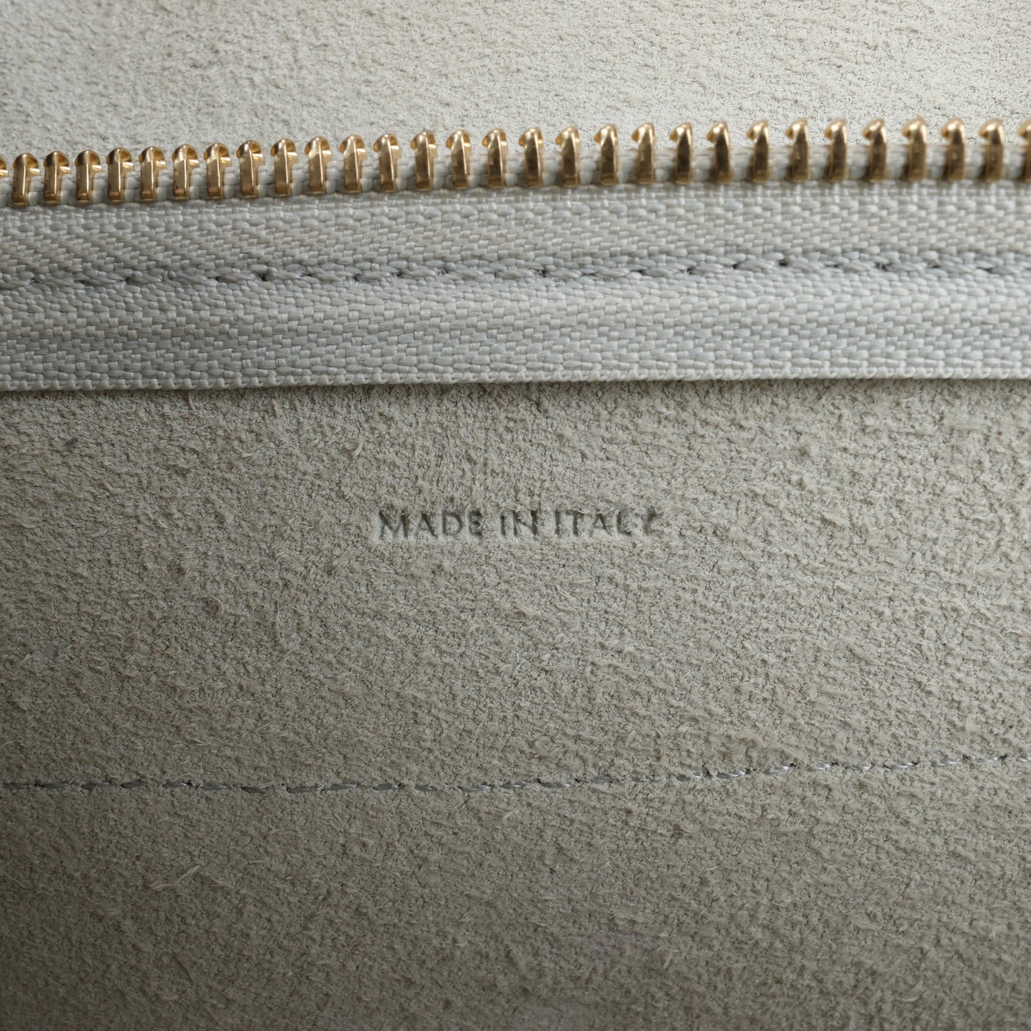 CELINE Belt Bag Grained Calfskin Nano 2Way Handbag in Mint