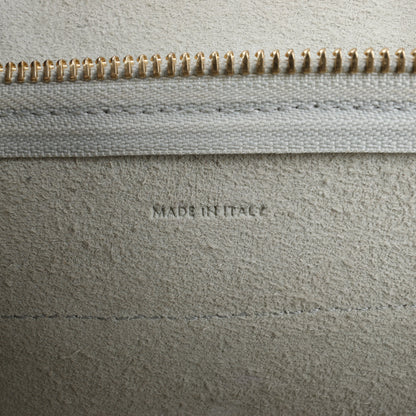 CELINE Belt Bag Grained Calfskin Nano 2Way Handbag in Mint