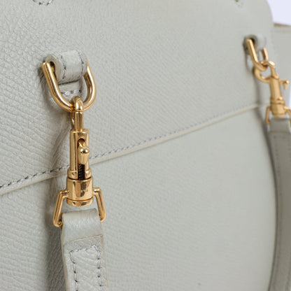 CELINE Belt Bag Grained Calfskin Nano 2Way Handbag in Mint