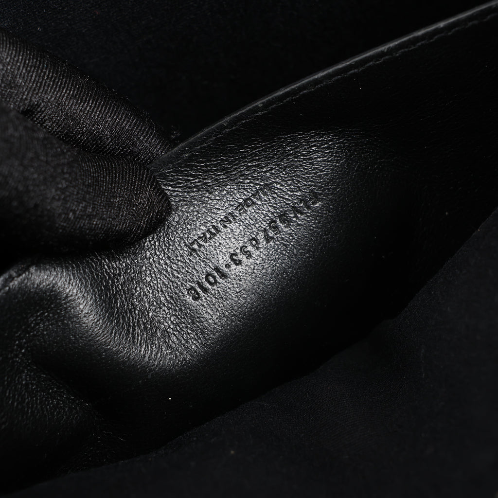 Saint Laurent Paris Uptown Leather Handbag in Gray 557653