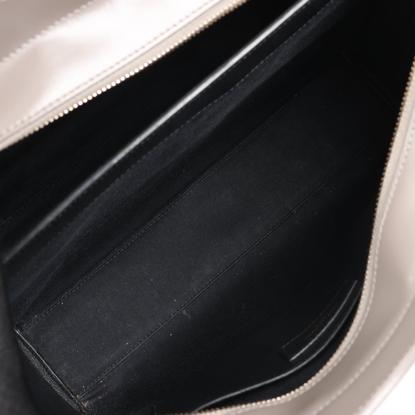 Saint Laurent Paris Uptown Leather Handbag in Gray 557653