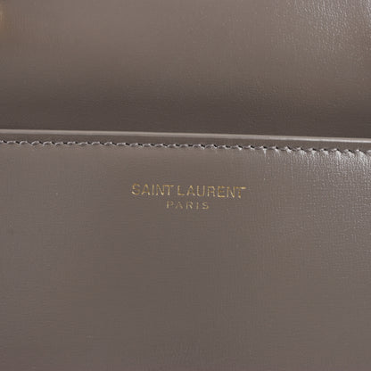 Saint Laurent Paris Uptown Leather Handbag in Gray 557653