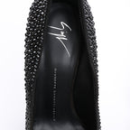 Giuseppe Zanotti Swarovski Crystal No-Heel Platform Wedges - Size 38 EU