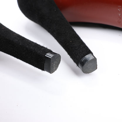 Bottines Gucci en daim noir à pampilles - Pointure 37,5 EU 298169