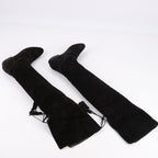 Celine Chat Botté Over-The-Knee Flat Boot in Suede Calfskin in Size 38 RM0220