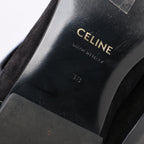 Celine Chat Botté Over-The-Knee Flat Boot in Suede Calfskin in Size 38 RM0220
