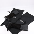 Celine Chat Botté Over-The-Knee Flat Boot in Suede Calfskin in Size 38 RM0220