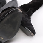 Celine Chat Botté Over-The-Knee Flat Boot in Suede Calfskin in Size 38 RM0220