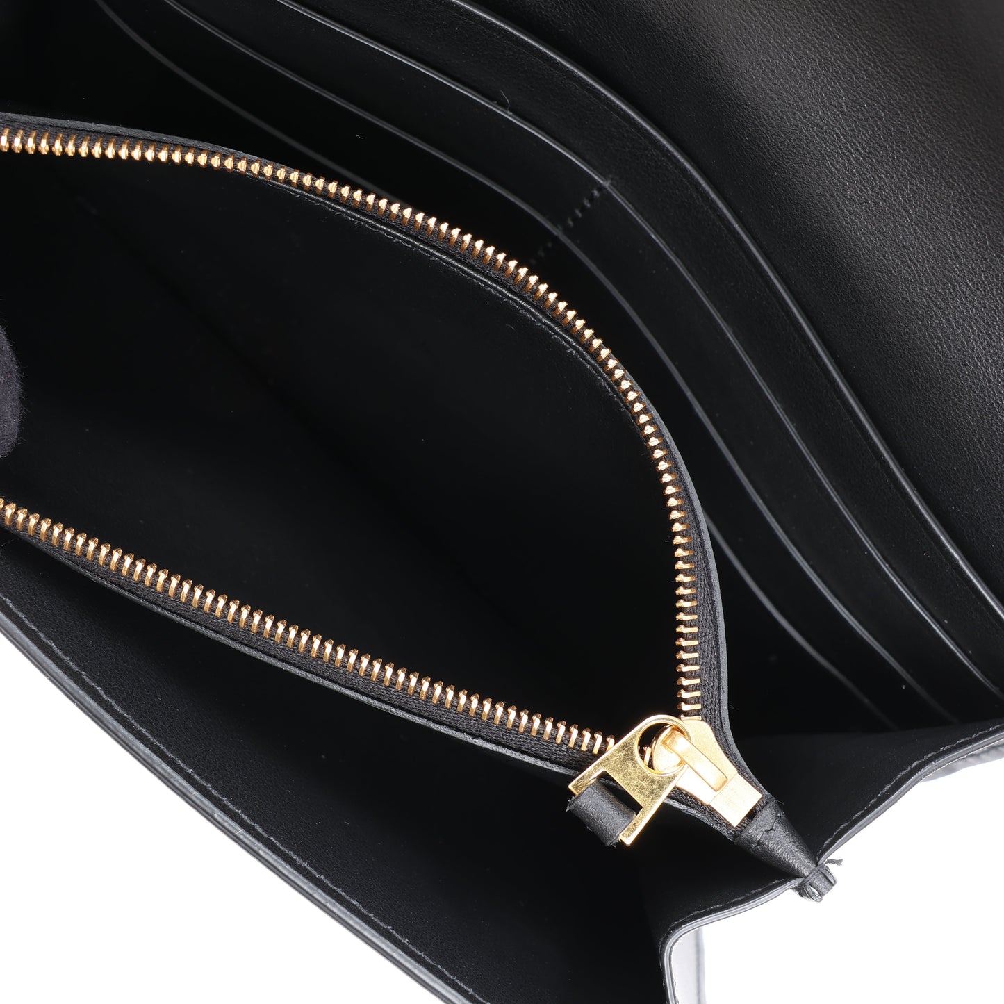 Bottega Veneta Black Smooth Leather Continental Wallet