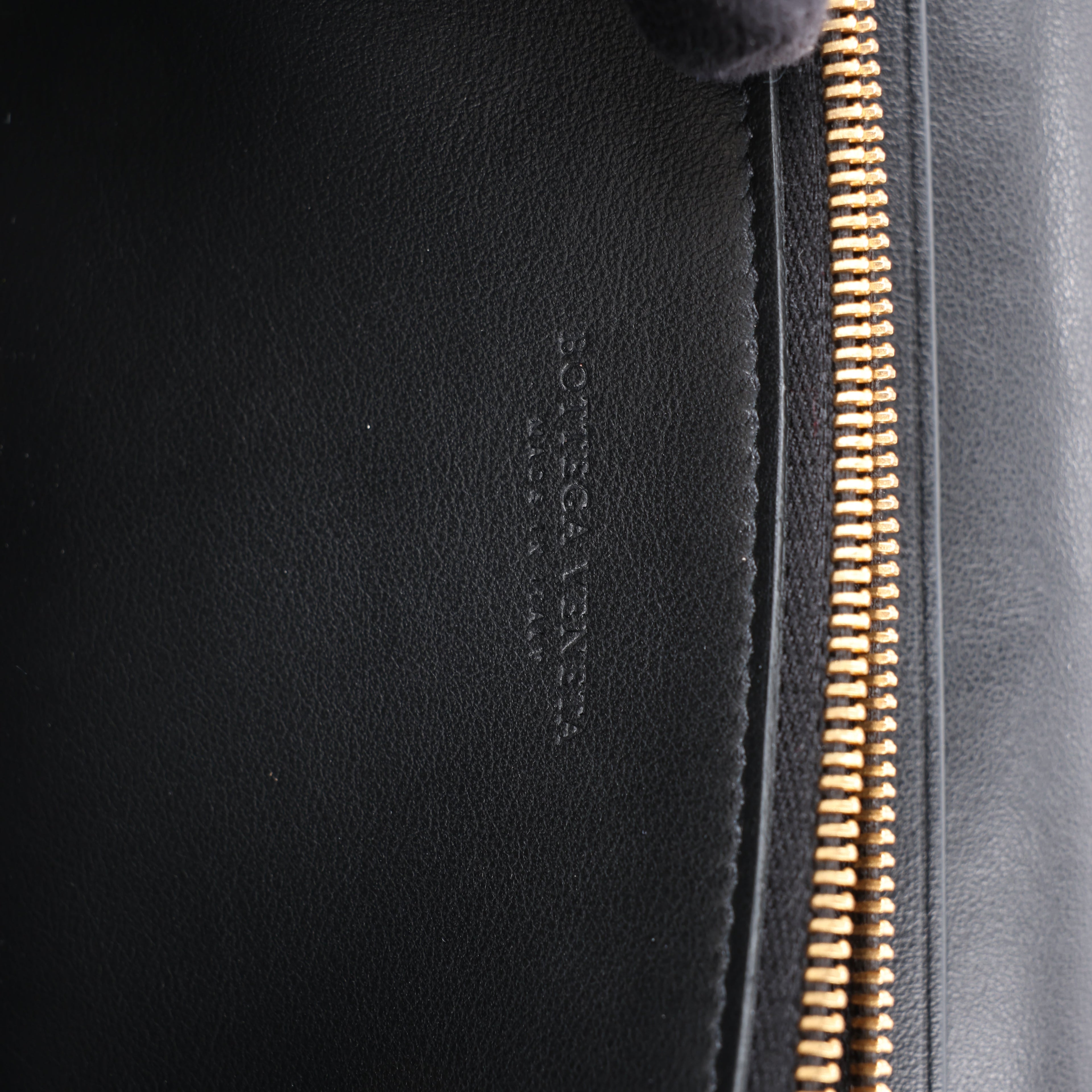 Bottega Veneta Black Smooth Leather Continental Wallet