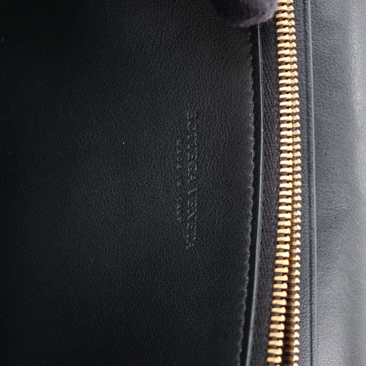 Bottega Veneta Black Smooth Leather Continental Wallet