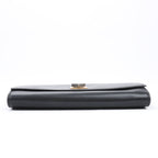 Bottega Veneta Black Smooth Leather Continental Wallet