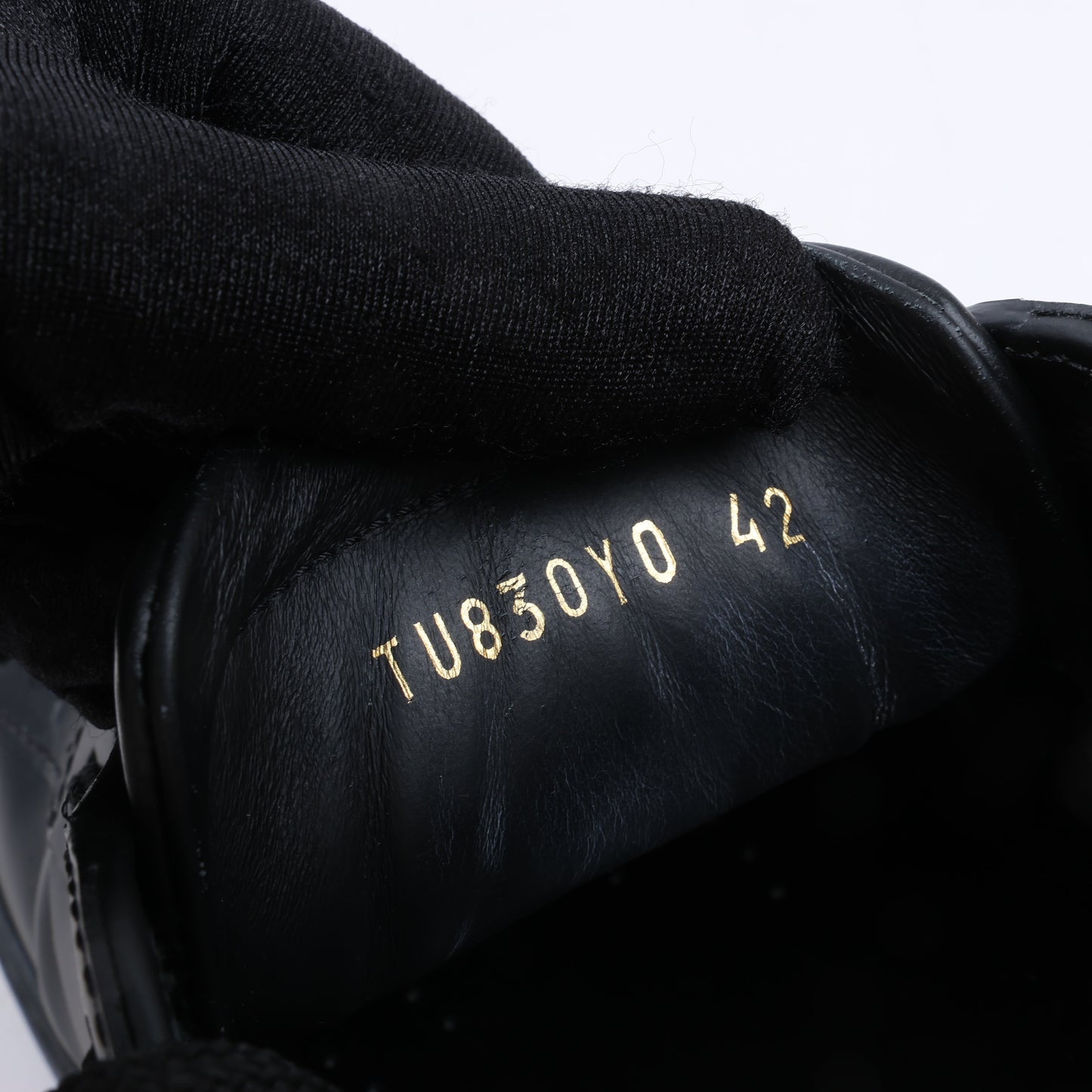 Valentino Garavani VLTN Leder-Sneakers in Schwarz x Weiß, Größe 42 EU