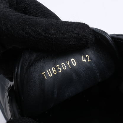 Valentino Garavani VLTN Leder-Sneakers in Schwarz x Weiß, Größe 42 EU