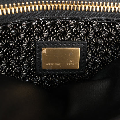 Fendi Peekaboo Patent Leather 2Way Handbag in Black 8BN211