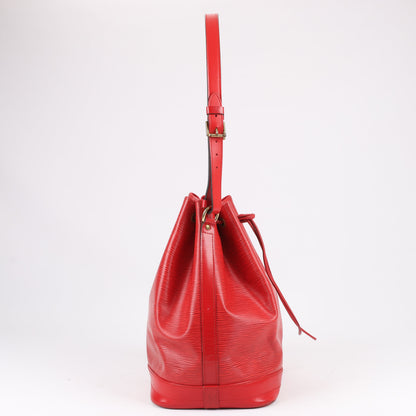 LOUIS VUITTON Epi Leather Noe Shoulder Bag in Red