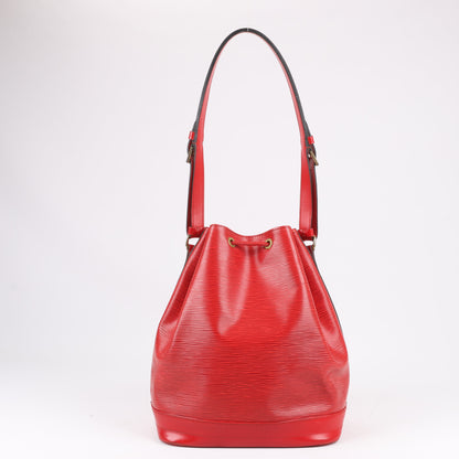 LOUIS VUITTON Epi Leather Noe Shoulder Bag in Red