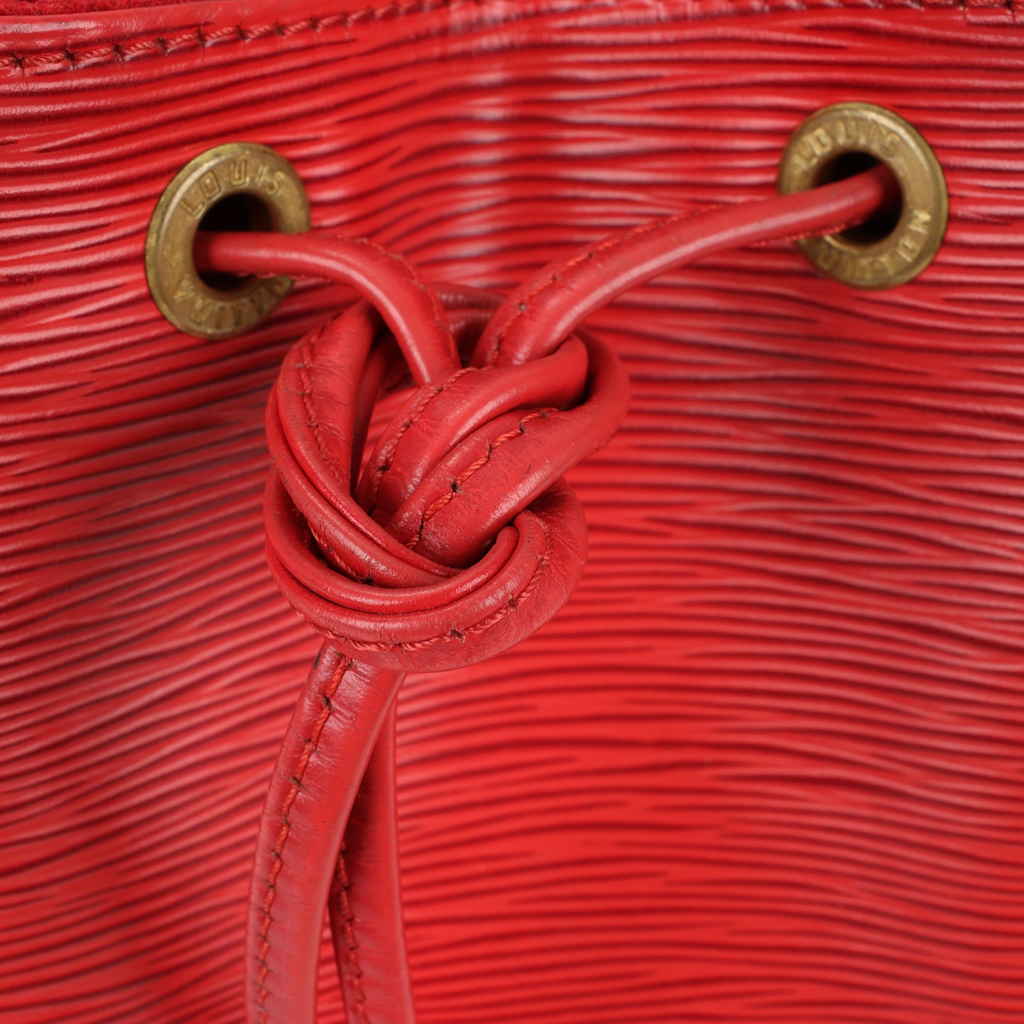 LOUIS VUITTON Epi Leather Noe Shoulder Bag in Red