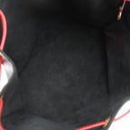 LOUIS VUITTON Epi Leather Noe Shoulder Bag in Black x Castilian Red