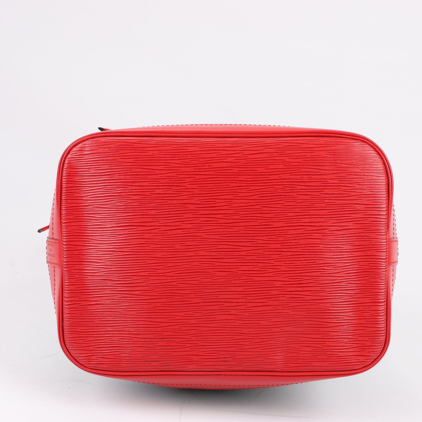 LOUIS VUITTON Epi Leather Noe Shoulder Bag in Black x Castilian Red