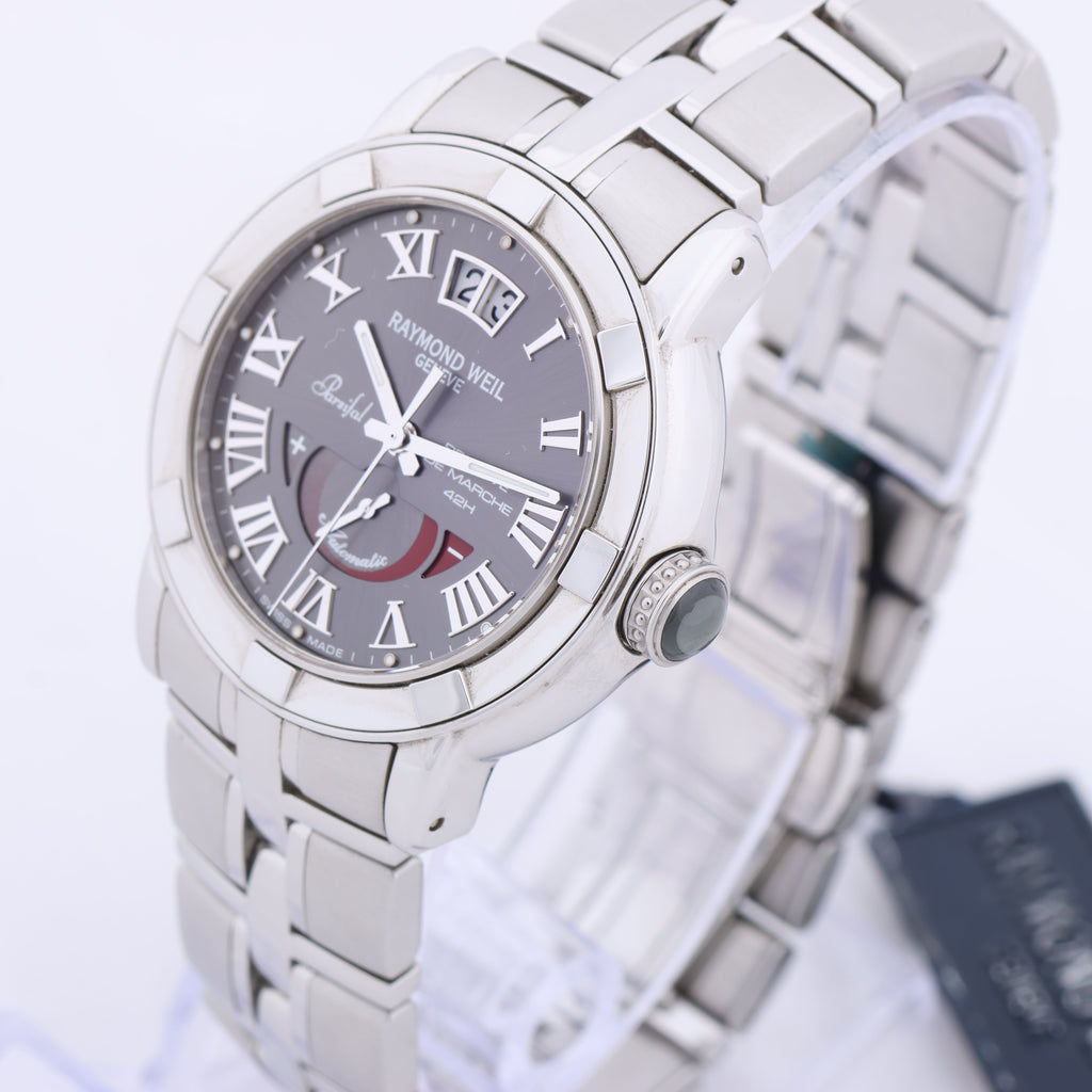 Raymond Weil Parsifal 2843-ST-00608 Grey/Steel 39 mm Watch with Gray Dial
