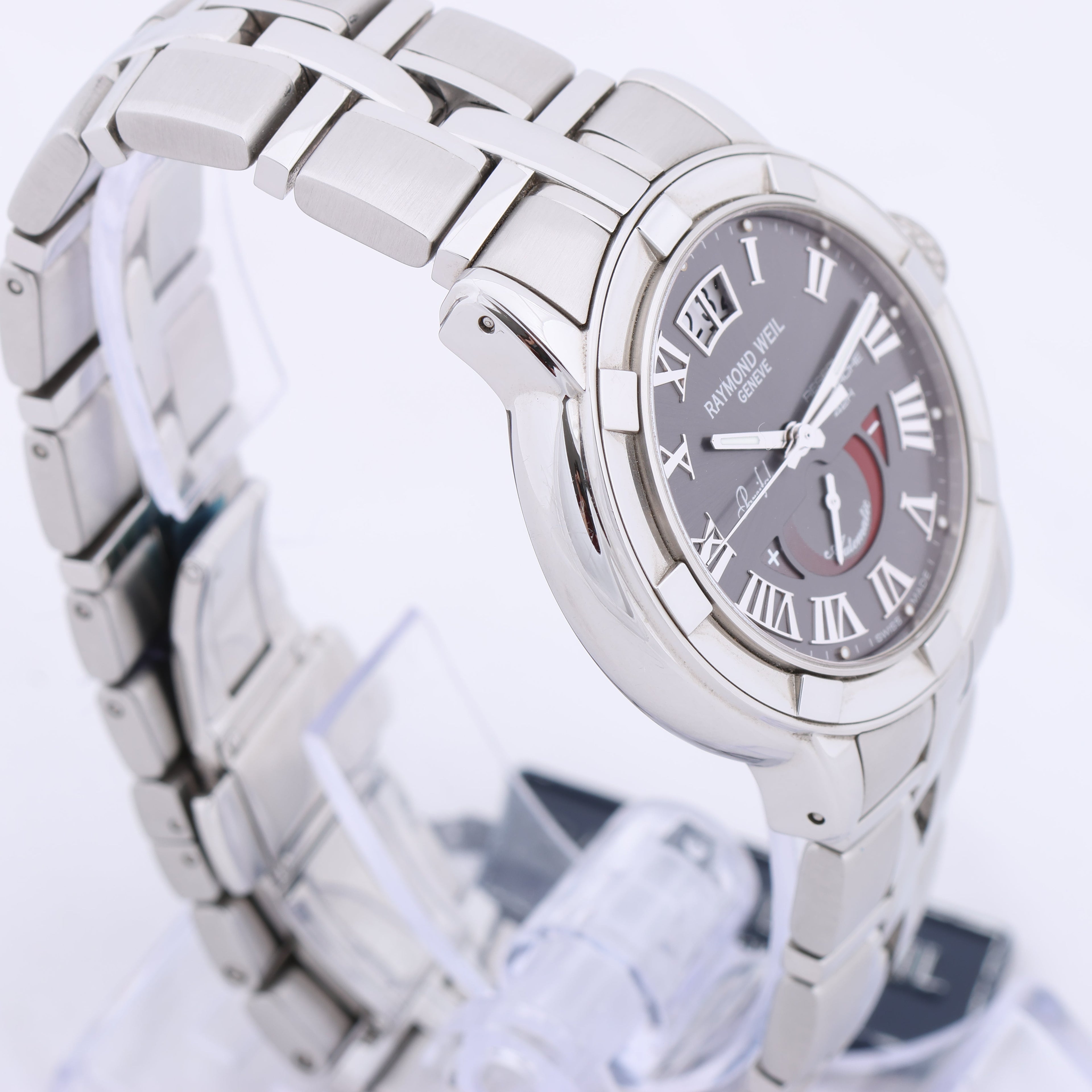 Raymond Weil Parsifal 2843-ST-00608 Grey/Steel 39 mm Watch with Gray Dial