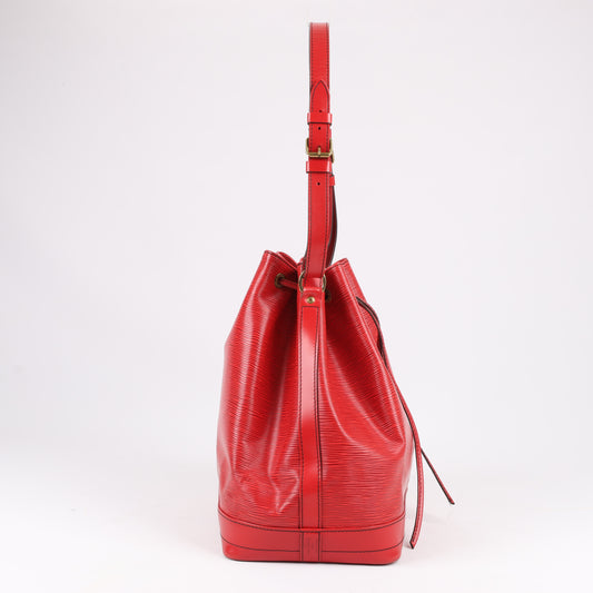 Sac à bandoulière Noe en cuir épi LOUIS VUITTON en rouge