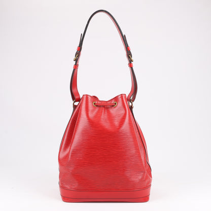 LOUIS VUITTON Epi Leather Noe Shoulder Bag in Red