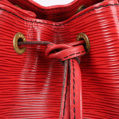 LOUIS VUITTON Epi Leather Noe Shoulder Bag in Red