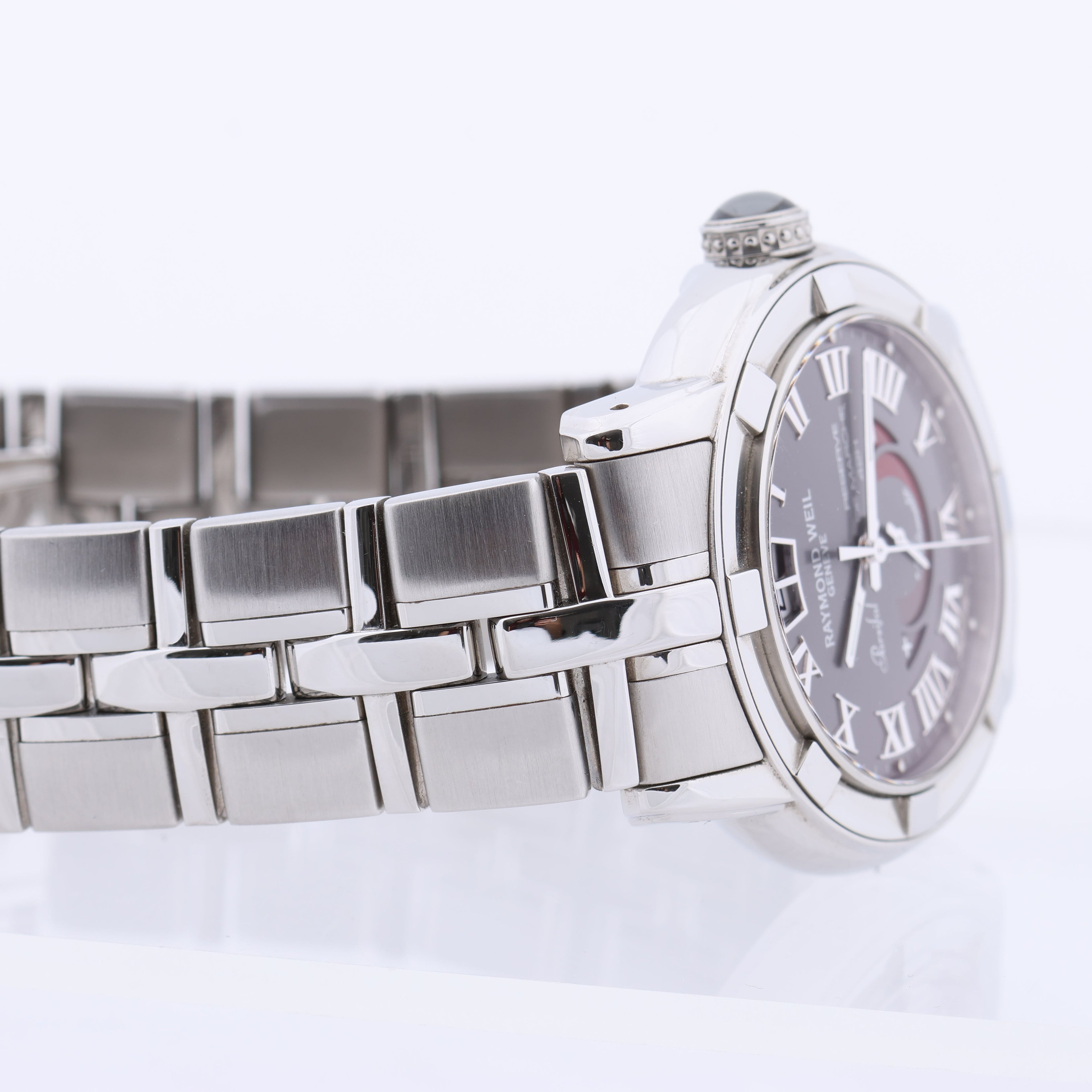 Raymond Weil Parsifal 2843-ST-00608 Grey/Steel 39 mm Watch with Gray Dial