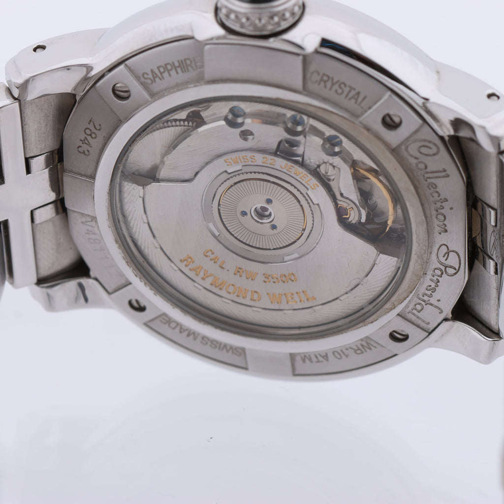 Raymond Weil Parsifal 2843-ST-00608 Grey/Steel 39 mm Watch with Gray Dial
