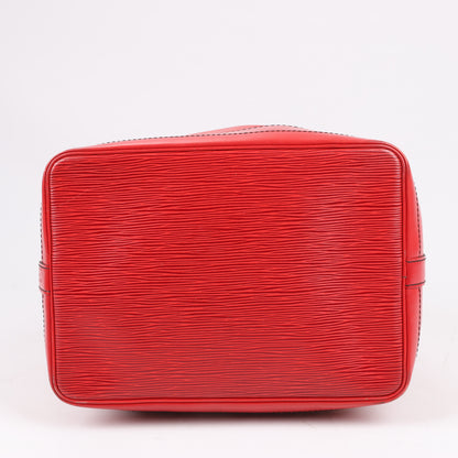 LOUIS VUITTON Epi Leather Noe Shoulder Bag in Red