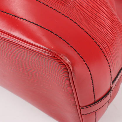 LOUIS VUITTON Epi Leather Noe Shoulder Bag in Red