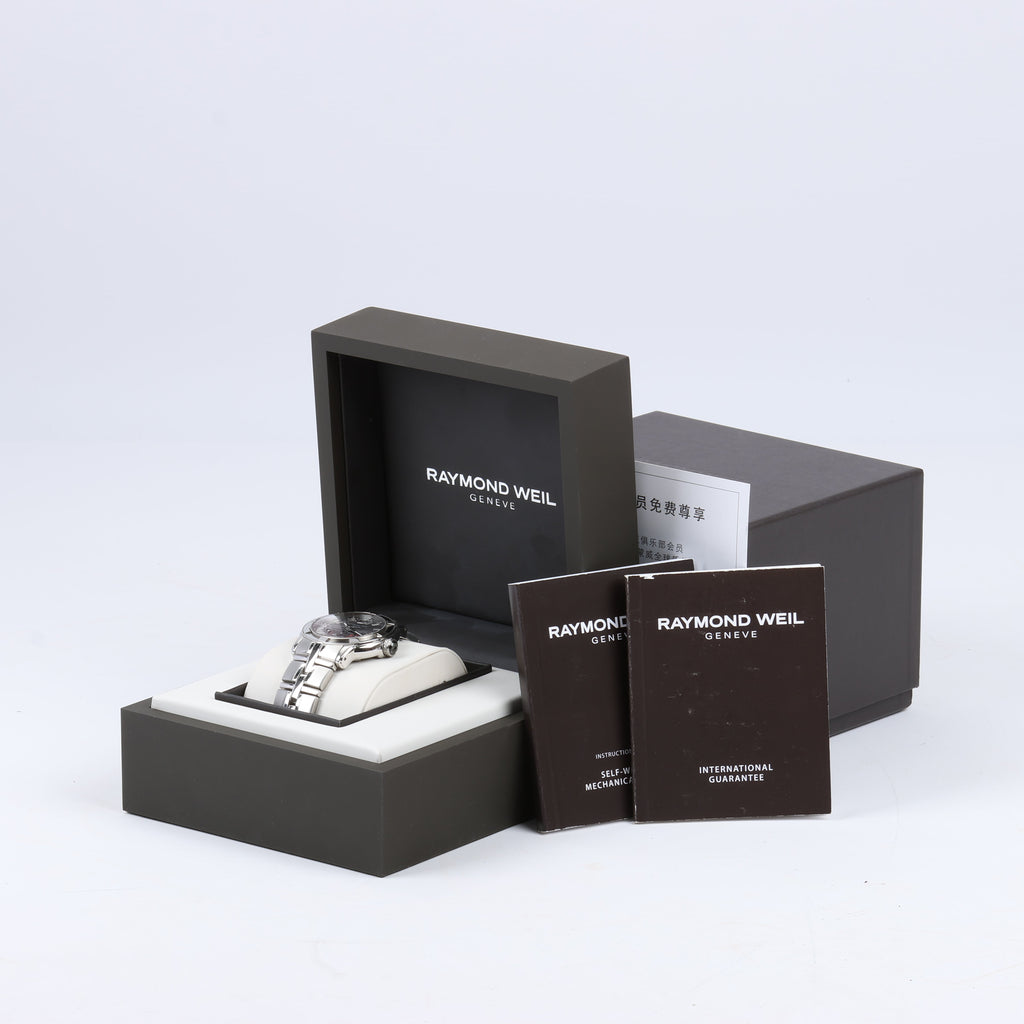 Raymond Weil Parsifal 2843-ST-00608 Grey/Steel 39 mm Watch with Gray Dial